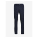 Strečové chino nohavice pre veľkú a vysokú postavu, úzky strih Marks & Spencer námornícka modrá
