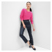 Svetr GAP Bella Crew Standout Pink