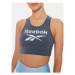 Reebok Top Big Logo Cotton Bralette 100076022 Sivá Slim Fit