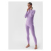 Dámske termo nohavice 4F SEAMLESS UNDERWEAR-WAW24USEAF159-52S-LIGHT VIOLET