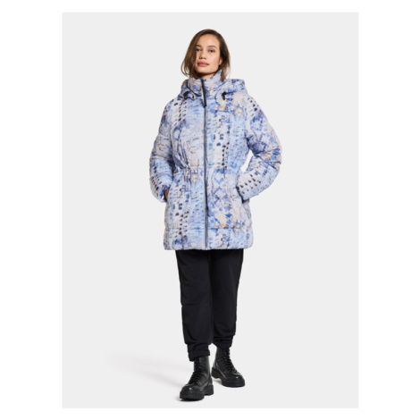 Didriksons Parka Sia Aop Wns Parka 504810 Modrá Standard Fit