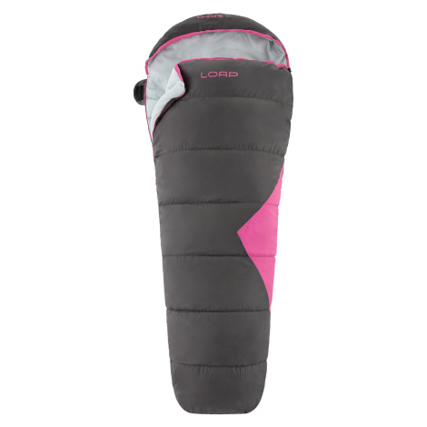 Women's mummy sleeping bag LOAP PHASE L Grey/Pink