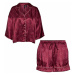 Vero Moda Dámske pyžamo VMBEATE Regular Fit 10254127 Magenta Purple S