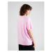 Nike Sportswear Oversize tričko  ružová / čierna melírovaná