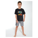 Pyjamas Cornette Kids Boy 219/107 Speed 86-128 black