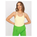 Žltý crop top Mariana -EM-TP-585.78-yellow