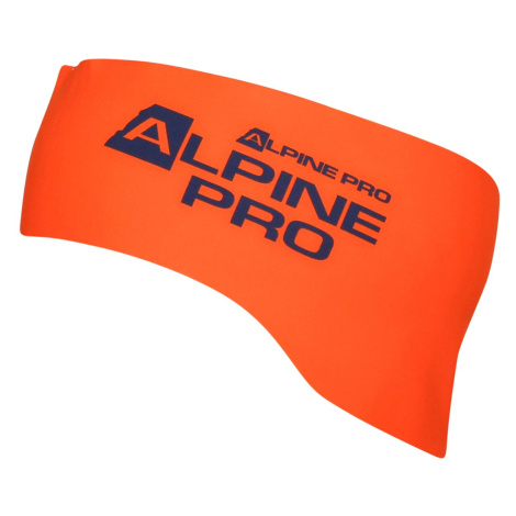 Sport headband ALPINE PRO BELAKE spicy orange