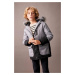 DEFACTO Boy Water Repellent Detachable Fur Hooded Plush Lining Coat Jacket