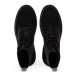 Calvin Klein Jeans Šnurovacia obuv Eva Mid Laceup Lth Boot Hiking YM0YM00842 Čierna