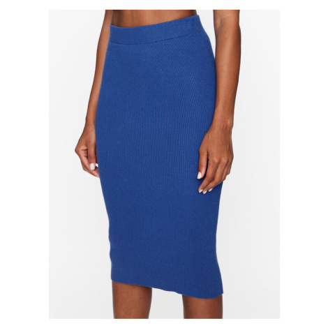Vero Moda Puzdrová sukňa 10290677 Modrá Slim Fit