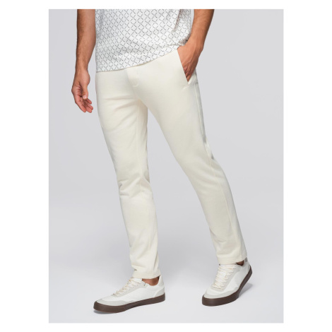 Ombre Men's sweatpants with unlined leg - cream