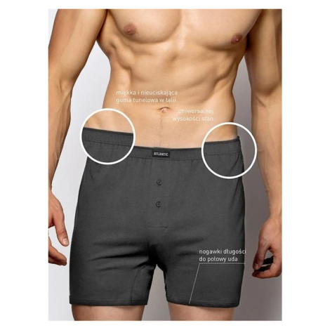 Boxer shorts Atlantic 2BMB-003 A'2 S-2XL graphite 089