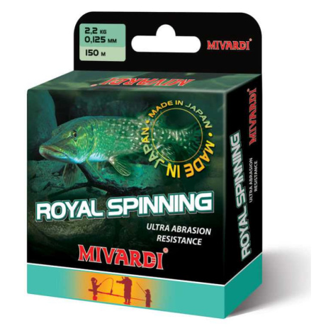 Mivardi vlasec royal spinn grey 200 m - priemer 0,165 mm / nosnosť 3,2 kg