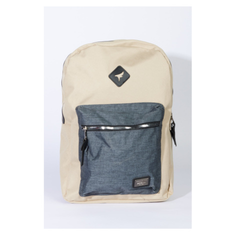 AC&Co / Altınyıldız Classics Men's Mink-anthracite Logo Sports School-Backpack with Laptop Compa