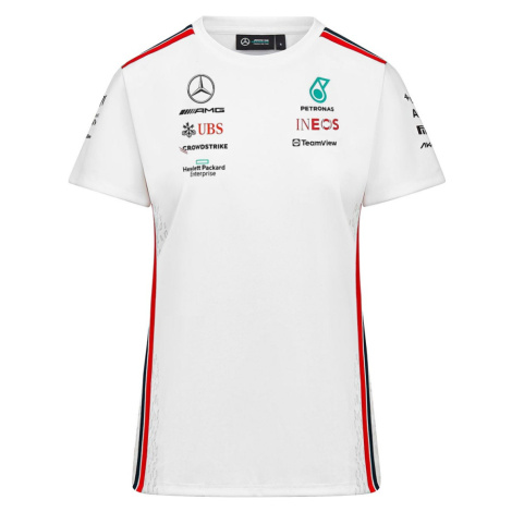 Mercedes AMG Petronas dámske tričko official white F1 Team 2023