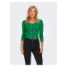 Green Ribbed Cardigan ONLY Laila - Ladies