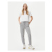 Koton Jogger Trousers with Lace Waist and Pocket Modal Blend