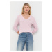 Vlnený sveter Miss Sixty dámsky, ružová farba, tenký