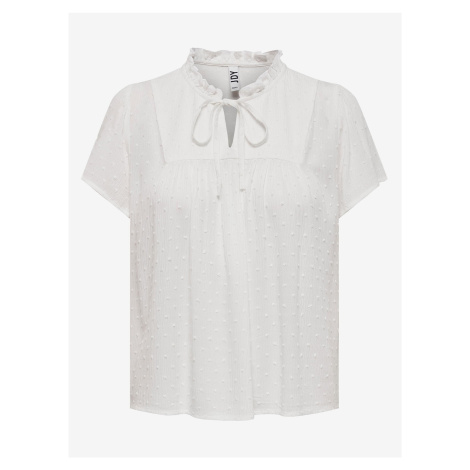Cream patterned blouse JDY Lima - Women