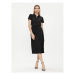 Calvin Klein Košeľové šaty K20K206657 Čierna Regular Fit