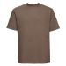 Russell Unisex klasické tričko R-180M-0 Mocha