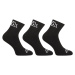 3PACK Styx ankle socks black