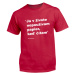 Myšlienky Politikov tričko Ja v živote nepoužívam papier keď čítam Červená
