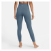 Nike legíny Yoga Dri-Fit Wmn 7/8 blue