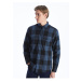 LC Waikiki Regular Fit Long Sleeve Plaid Gabardine Men's Shirt