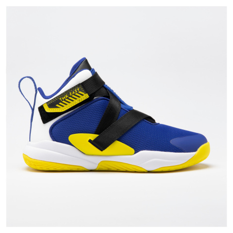 Basketbalová obuv pre chlapcov a dievčatá EASY X modro-žltá TARMAK