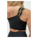 NEBBIA - Fitness podprsenka s vysokou podporou 841 (black-gold) - NEBBIA