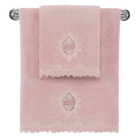 Soft Cotton Malý uterák DESTAN 30x50cm. Malé uteráky Destan s čipkou