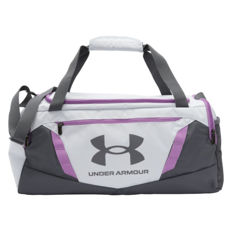 UNDER ARMOUR Športová taška 'Undeniable 5.0'  sivá / fialová / biela