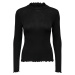 Jacqueline de Yong Dámske tričko JDYFRANSISKA Stretch Fit 15228065 Black M