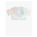 Koton Printed on the Back Smileyworld® T-Shirt Licensed, Tie-Dye Patterned