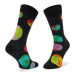 Happy Socks Ponožky Vysoké Unisex MOS01-9300 Čierna
