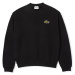 Lacoste  Loose Fit Badge Accent Sweatshirt - Noir  Mikiny Čierna