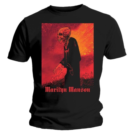 Marilyn Manson Tričko Mad Monk Black
