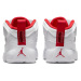 Air Jordan Jumpman Two Trey "White University Red" - Detské - Tenisky Jordan - Biele - DQ8433-16