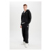 DEFACTO Oversize Fit Pocketed Wide Leg Sweatpants