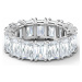 Swarovski Luxusné trblietavý prsteň Vittore 5572699 52 mm