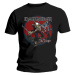 Iron Maiden tričko Trooper Red Sky Čierna