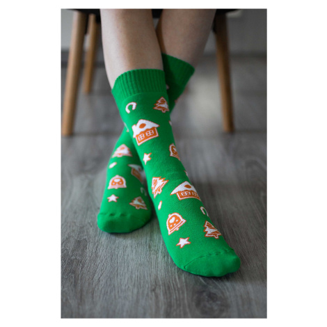 Zimné barefoot ponožky - Perníček