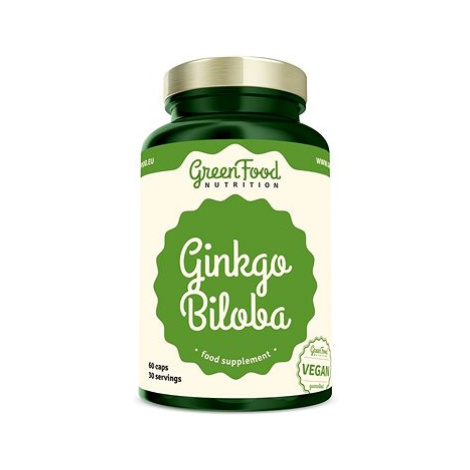 GreenFood Nutrition Ginkgo Biloba extract 60 kapsúl