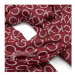 Calvin Klein Šál/Šatka Monogram Jacquard Scarf 130X130 K60K608779 Červená