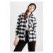 DEFACTO Regular Fit Shirt Collar Gingham Flannel Long Sleeve Shirt