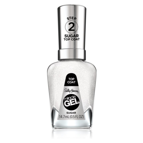 Sally Hansen Miracle Gel™ vrchný lak na nechty pre trblietavý lesk odtieň 103 Sugar