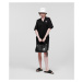 Šaty Karl Lagerfeld Ikonik 2.0 Sweat Dress Čierna