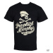 Tričko metal KINGS ROAD Dropkick Murphys Scally Skull Ship Čierna