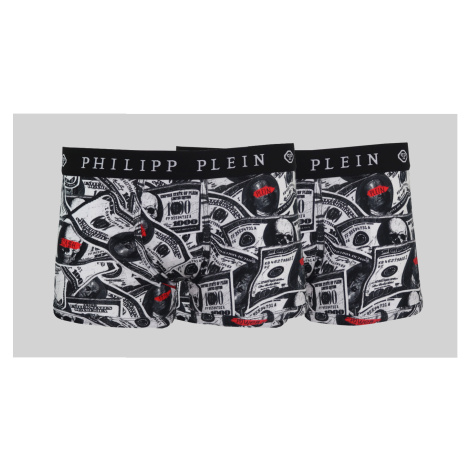 Pánske boxerky Philipp Plein UUPB31-99_BI-PACK_BLK-DOLLAR